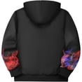 thumbnail image 4 of SCODI Hoodies for Men Zip Up Sweashirts Fleece Sherpa Lined Winter Wool Heavyweight Jacket Flame L, 4 of 6