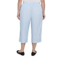 thumbnail image 2 of Alfred Dunner Womens Plus-Size Heat Set Embroidered Capri, 2 of 4