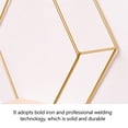 thumbnail image 3 of Juego de 3 Estantes Hexagonales de Pared de Hierro Estante Decorativo de Almacenamiento Estante Flotante Hexagonal Estante de Pared para Plantas Estante de Exposición ANGGREK Otros, 3 of 8