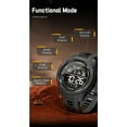 thumbnail image 4 of EXPLOJOY Luminous Digital Watch for Men Waterproof LED Chronograph Alarm Sports Electronic Wrist Watch, 4 of 9