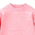 thumbnail image 4 of Spazoro Boys 2PC Outfit Sets, Soft & Comfy Solid Letter Print Activewear Long Sleeves Casual Sweatshirt and Pants Sets for Fall Winter Pink Size 11-12, 4 of 4