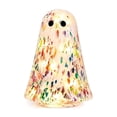 thumbnail image 2 of Light Up Confetti Ghosts, Halloween Tabletop Decor Lamp, Glowing Mosaic Ghost Figurine Accent Light for Mantel Shelf Desk Party Haunted House (Colorful,S), 2 of 7