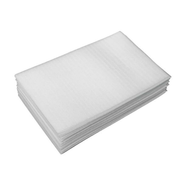 100 piezas de material de embalaje para mudanzas, bolsas de espuma acolchadas portátiles de 10 cm x 15 cm, láminas de espuma para tazas, aparatos