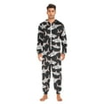 thumbnail image 6 of joogoo Cool Sharks Print Unisex Adults Onesies Pajamas Jumpsuits L, 6 of 7