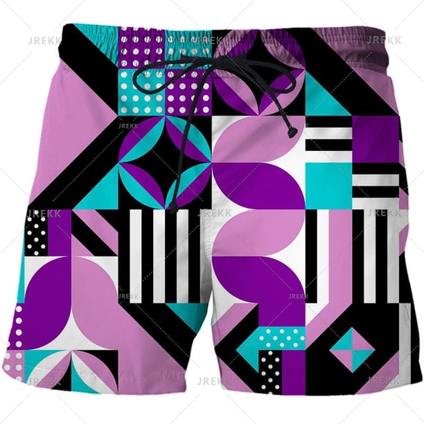 Pantalones cortos con estampado 3D para hombre, Shorts de playa con patrón abstracto, a la moda, con personalidad, para jugar en el mar, 2023 Fivean unisex