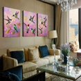 thumbnail image 4 of Hieng Canvas Oil Painting Hummingbird Oil Original Painting Birds Original Fine Art Friendship Animals Artwork Gifts for Her Unframed, 4 of 6