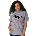 thumbnail image 3 of Breast Cancer Awareness Hope Dove Women's Graphic T Shirt Tees Brisco Brands S, 3 of 5