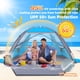 thumbnail image 4 of Carpa de playa Happy Travel con protección UV UPF 50+ para 3 a 8 personas, 4 of 7