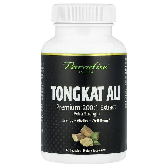 Paradise Herbs Tongkat Ali, 60 Capsules (250 mg per Capsule)
