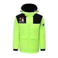 thumbnail image 2 of RXIRUCGD USB Intelligent Constant Temperature Heated Windproof Plus Size Coat For Men And Women Winter 4 Heated Jacket Coat( Green, Size:XL ), 2 of 3
