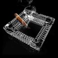 thumbnail image 3 of Ashtray , Large Glass Ashtray ForCigar , Clear Crystal Ash Trays Outdoor Glass Spuare Ashtrays (7x7inch), 3 of 4