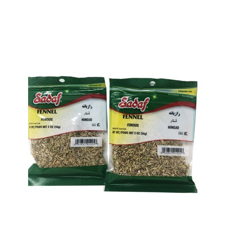 Sadaf Fennel Seeds 2 oz Each Pack Of 2