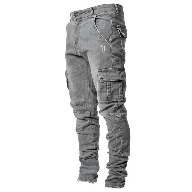 3 estilos hombres elástico rasgado ajustado Biker bordado estampado Jeans desgastado agujero tapado Slim Fit Denim rayado alta calidad Jean