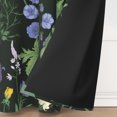 thumbnail image 4 of Tchckioa Blackout Curtains,Printed Floral Window Drapes for Living Room,Grommet Top(Black and Green,42x63,Set of 2), 4 of 6