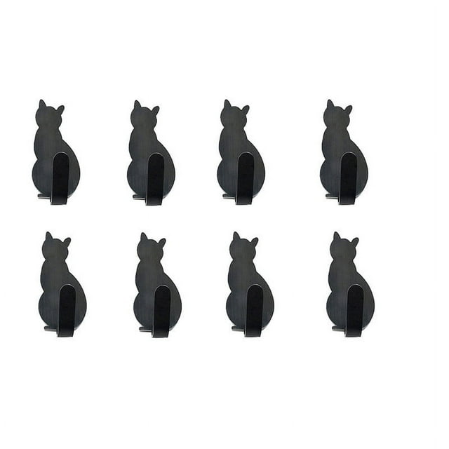 Dvkptbk Mignon en Forme d'Animal de Compagnie Hooks, Sans Perforation Hooks avec Adhésif Hooks pour la Décoration de la Maison