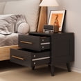 thumbnail image 2 of Asofer 5-Piece Black Bedroom Set: Queen Storage Bed Frame, 2 Nightstands, 5 & 6 Drawer Dressers, 2 of 14