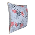 thumbnail image 2 of YFYANG Square Velvet Decorative Throw Pillow, 16"x16" Vintage Floral Textures Pattern Sofa Bed Cushion Pillows, 2 of 7
