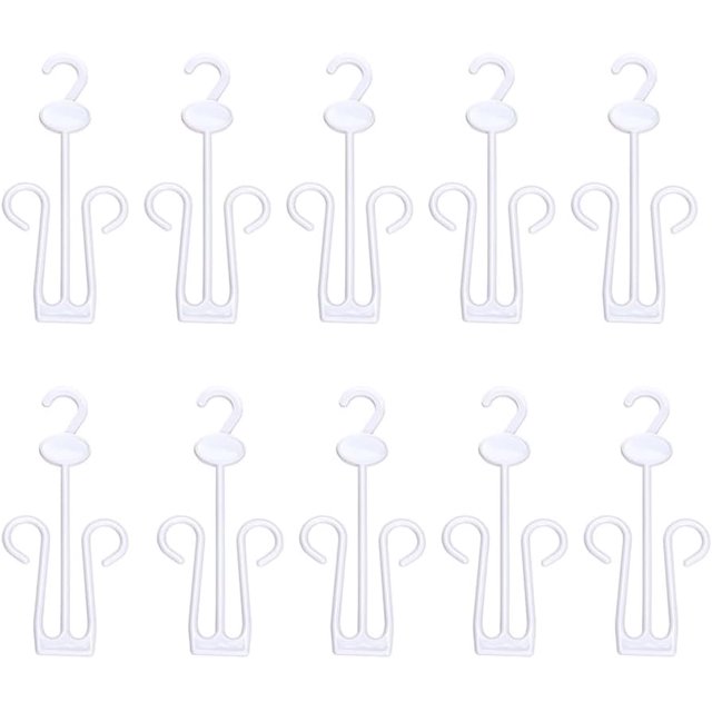 10PCS Sandal Display Hangers Shoe Hangers Retail Shoe Drying Rack Shelf Shoe Display Hooks Plastic Shoes Hangers Slippers Hanging Rack