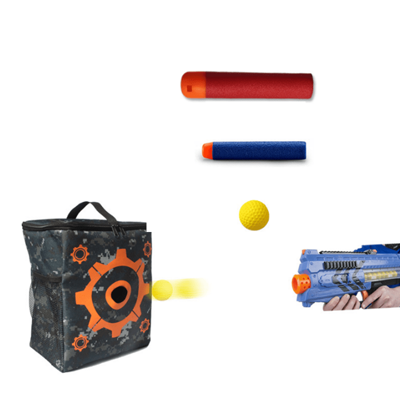 2x Target Pouch Darts Bullet Storage Equipment Bag for Kid Toy Gun 