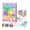 A Pack, variant on Rainbow Squeeze Art Kit, 2026 Upgrade Magic Rainbow Scratch Paper Art Set, Creative 35pcs Squeegee Painting Kit and Sticker DIY Postcards Scratch Art Party Favors Novelty Birthday Gifts