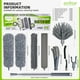 thumbnail image 2 of Kit de limpieza ERAGIP, plumero extensible de 30 a 100 pulgadas, 2 of 7