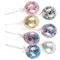 thumbnail image 3 of 7 adornos para tartas con globos de lentejuelas PENGJTMXG, 3 of 4