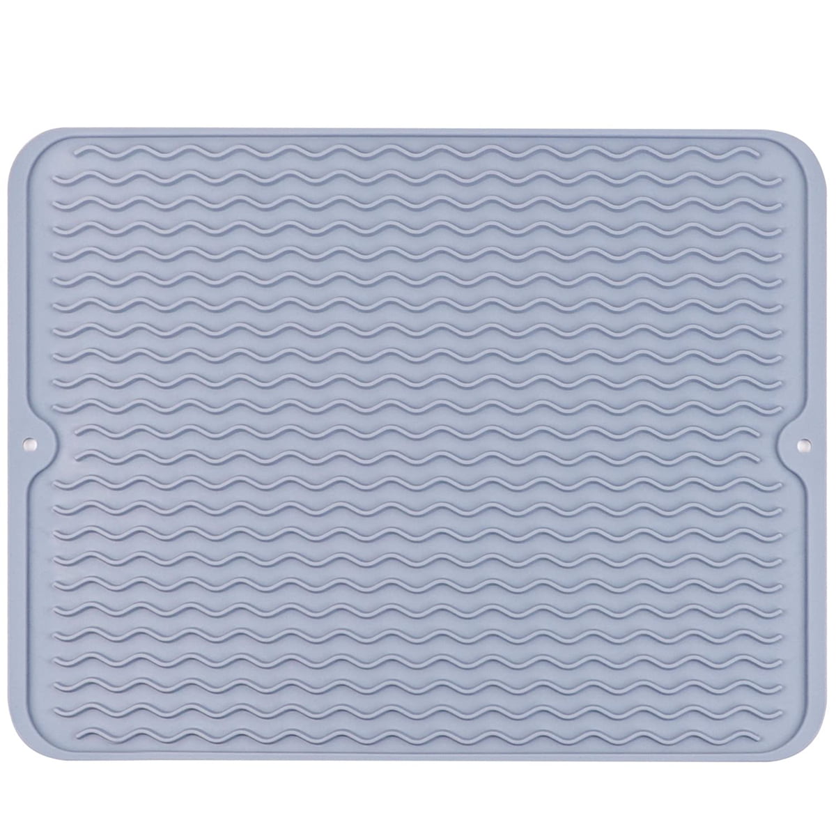 40*30cm Kitchen Tableware Heat Resistant Silicone Drain Pad Drying Mat Di