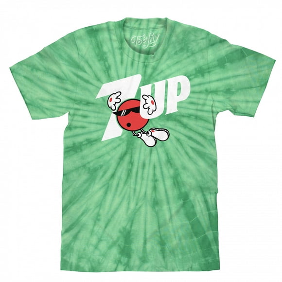 7UP Retro 80's Cool Spot Logo Tie-Dye T-Shirt-Small