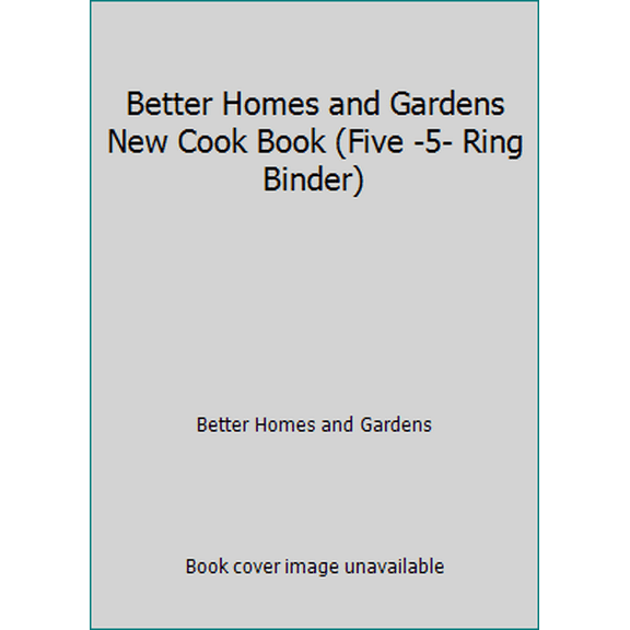 Pre-Owned Better Homes and Gardens New Cook Book (Five -5- Ring Binder) (Loose Leaf) 0696000113 9780696000119