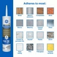 thumbnail image 3 of Sellador de silicona GE Advanced para ventanas y puertas, 300 ml, transparente, 3 of 8