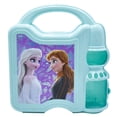 thumbnail image 1 of Lonchera Infantil de Plástico Disney Frozen Anna & Elsa con Botella de Agua 400 ml Verde, 1 of 4