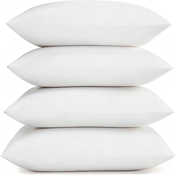 Luxury Hotel Pillows for Sleeping 4 Pack,Bed Pillows Standard Size Set of 4,Down Alternative Filling,Pillows for Back,Stomach or Side Sleepers