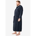 thumbnail image 4 of KingSize Men's Big & Tall Terry Velour Hooded Maxi Robe, 4 of 6