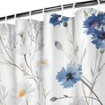 thumbnail image 3 of Waterproof Cute Boho Daisy Shower Curtain 72x72 Inch Boho Style Polyester Unique Shower Curtain for Bathroom Hotel Home Decor with 12 Plastic Hooks, 3 of 5