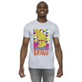 thumbnail image 2 of Johnny Bravo T-Shirt Pop Art Multi Triangles pour Hommes, 2 of 3