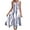 White, variant on GERsome Women's Summer Dress Casual Crew Neck Sleeveless Bohemian Spaghetti Strap Floral Dress with Pockets