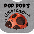 thumbnail image 4 of Inktastic Pop Pop's Little Ladybug Boys or Girls Baby Bib, 4 of 4