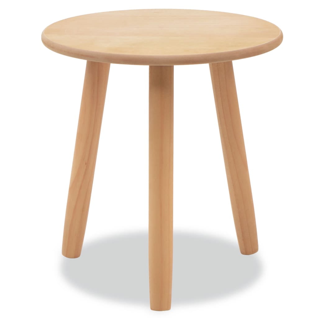 Kepooman Round End Side Table for Home Office, Set of 2, Brown Kepooman Round End Side Table for Home Office, Set of 2, Brown