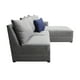 thumbnail image 4 of Sala Esquinera Modular Orlando EL BAZAR STORE Plata 200x160 cm Lino nacional, 4 of 5