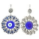 thumbnail image 4 of Emoshayoga Turco Glass Amulet Colgante de Pared Turco de Ojo Turco de Vidrio, Amuleto de Protección, Colgante Decorativo con Ojo Turco, Encanto de Ojo Azul, 10 cm, Azul, 4 of 13