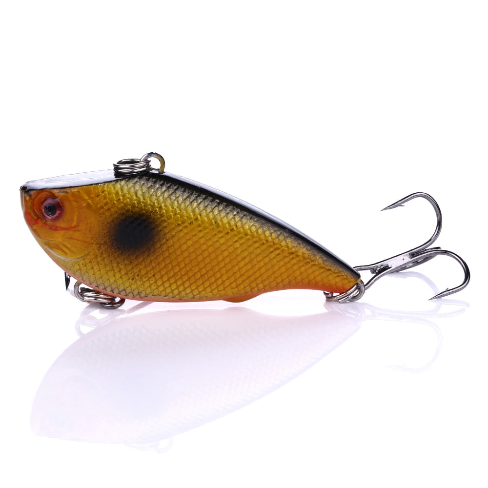 HENGJIA Fishing Lures, 10 Pack Lipless Crankbaits for Bass, Minnow VIB Hard Baits Sinking Slowly 4.92ft Fishing Lure for Saltwater Freshwater Bass, Redfish, Trout, Walleye