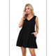 thumbnail image 3 of Vestido Mini Sin Mangas Negro Talla S, 3 of 7