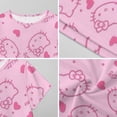 thumbnail image 6 of Hello Kitty Nightgowns for Women Short Sleeve Night Gown Soft Sleep Shirts Women's Sleepwear Print Sleep Dress, 6 of 7