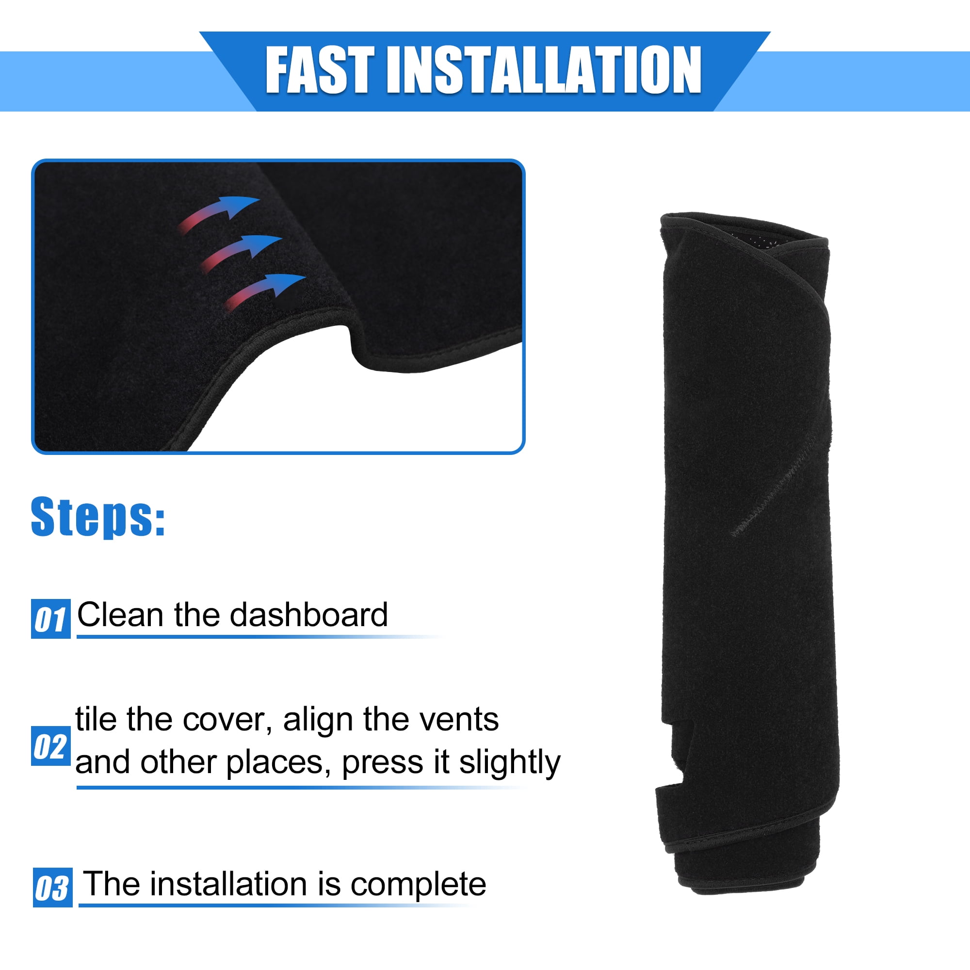 Unique Bargains Car Dashboard Cover for Nissan Sentra 2012-2019 Protective Pad