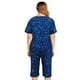 thumbnail image 3 of HITIME Pijama para Mujer de Seda de Leche Talla 2XL, Conjunto de Playera y Pantalón Tobillero, Tela Ultra Suave y Transpirable para Lounge o Dormir, 3 of 7