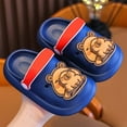 thumbnail image 2 of Boys Girls Children's Flip Flops Breathable Beach Shoes Casual Boys Sandals Navy 18, 2 of 3