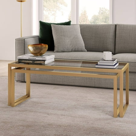 Camden&Wells - Rocco Nesting Coffee Table Set - Blackened Bronze