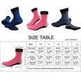 thumbnail image 2 of Aosijia 3mm Water Socks Beach Socks Diving Wetsuit Socks Sand Socks for Water Sports Outdoor Activities Black M, 2 of 9