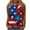 D-Multicolor, variant on Red White and Blue Womens Tank Top Womens Red White and Blue Tank Tops Fourth of July Tanks Fourth of July Women Top Women's Casual Independence Day Sleeveless Round Neck Tops