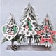 thumbnail image 4 of Inteprter Colgante de Diseño hueco Estrella Árbol de Navidad Adornos colgantes Placa Puerta Letrero Colgador Decoración Hogar Boda Regalos de Kits de decoración para fiestas Estrella Inteprter HA069600-03, 4 of 6